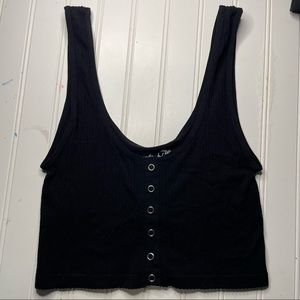Intimately free people cropped ribbed tank, XS/S